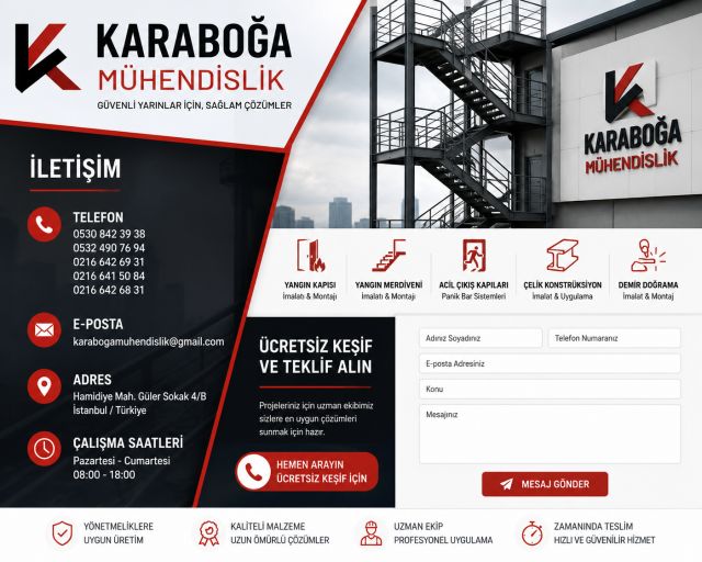 Referanslarımız | Karaboğa Mühendislik Yangın Güvenliği ve Çelik Yapı Projeleri