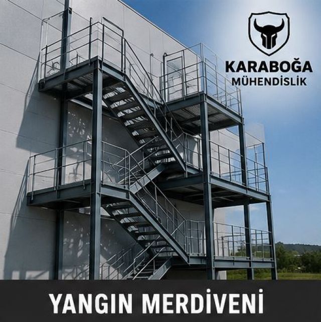 Z Tipi Yangın Merdiveni İmalatı ve Montajı